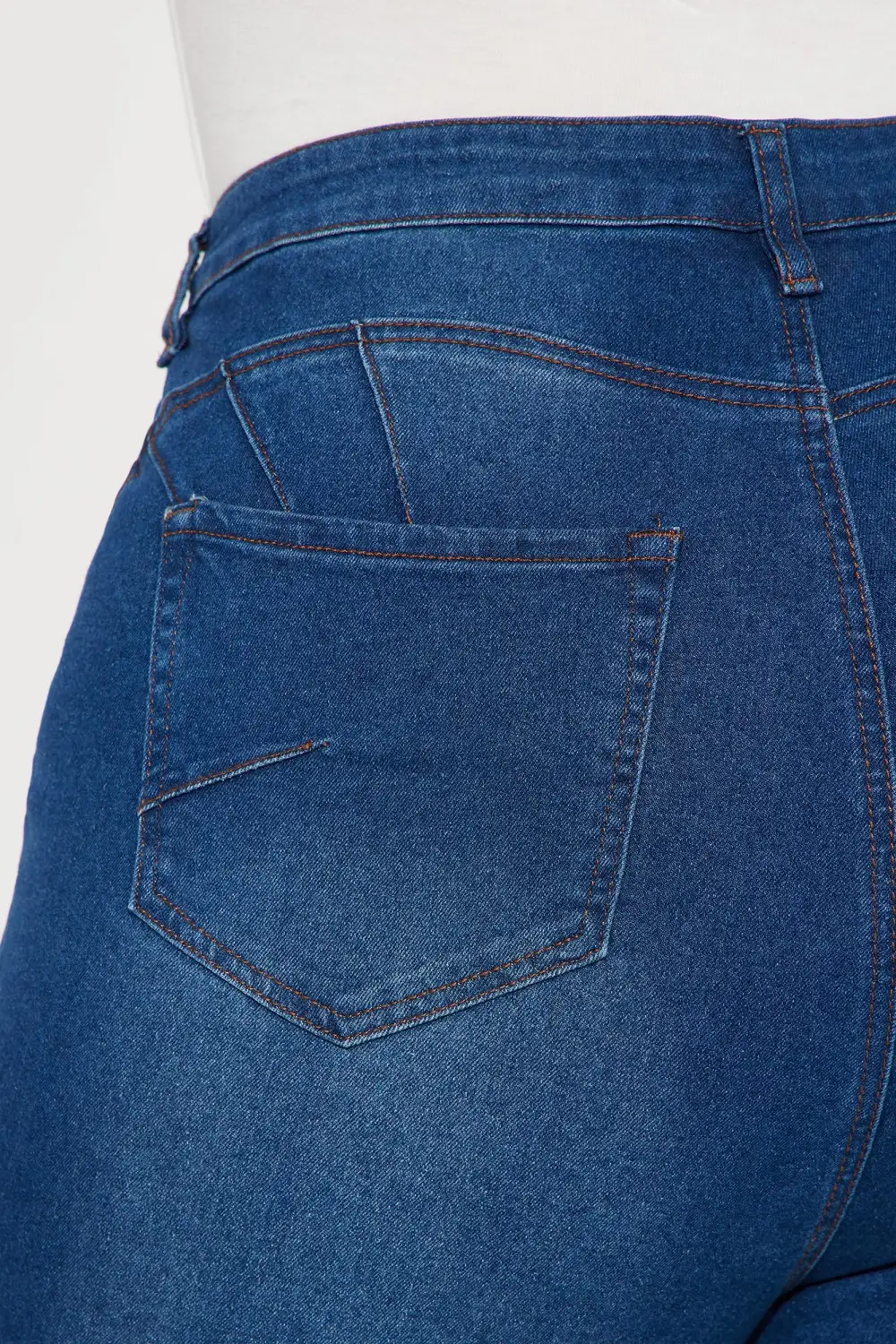 Back It Up Ripped Booty Lifting Stretch Skinny Jeans - Dark Wash