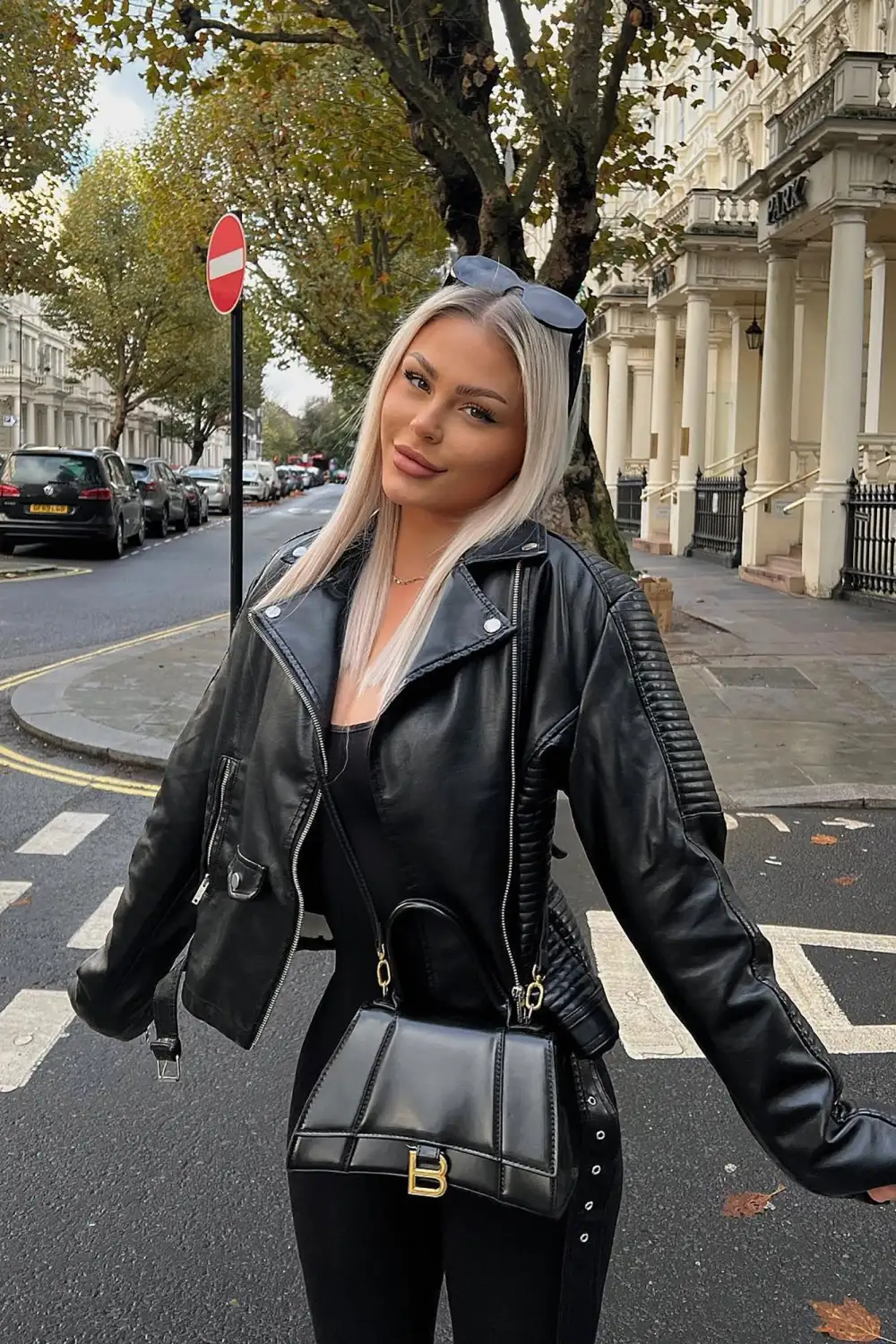 Can't Stop Me Now PU Leather Jacket - Black