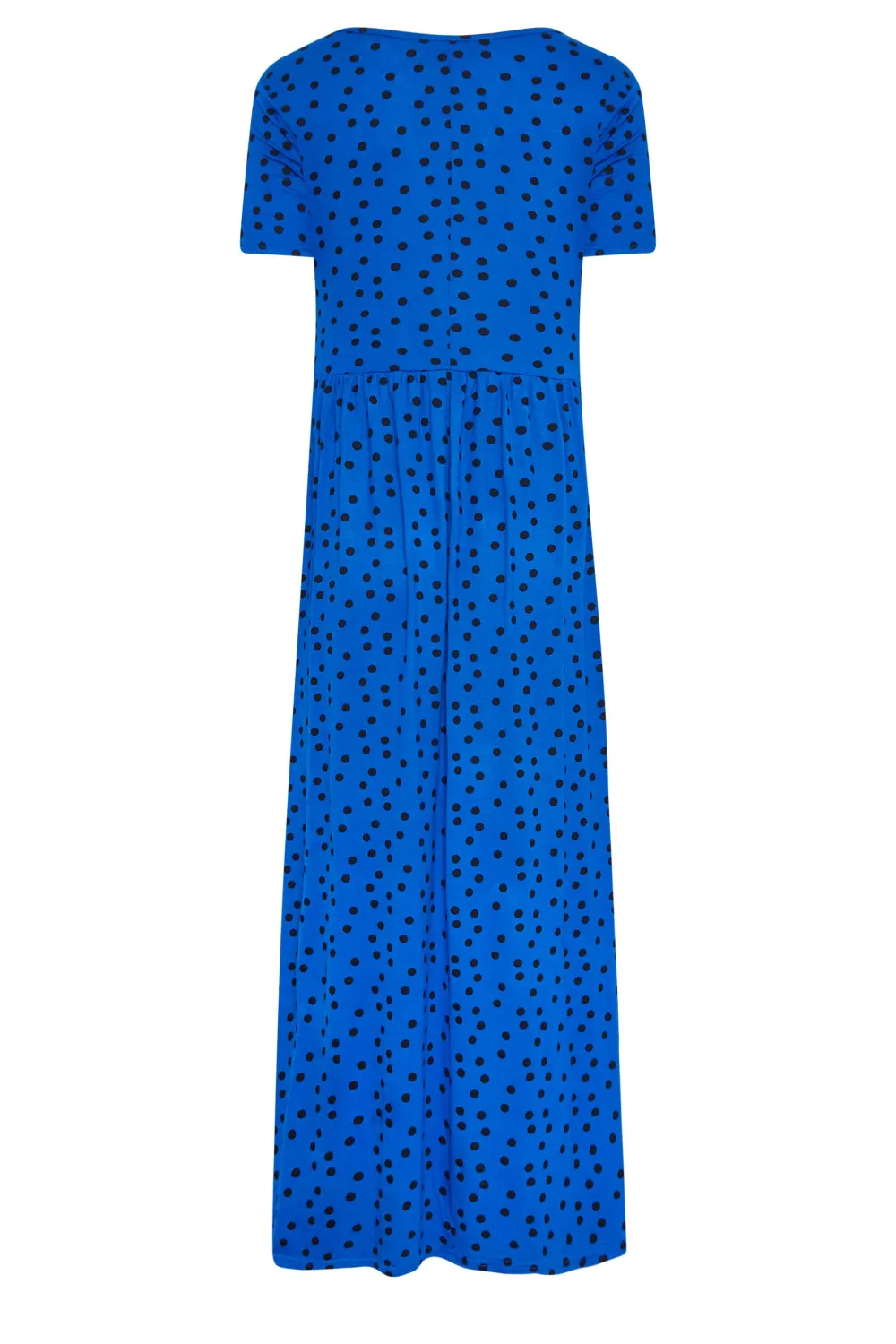LTS Tall Cobalt Blue Polka Dot Maxi Dress
