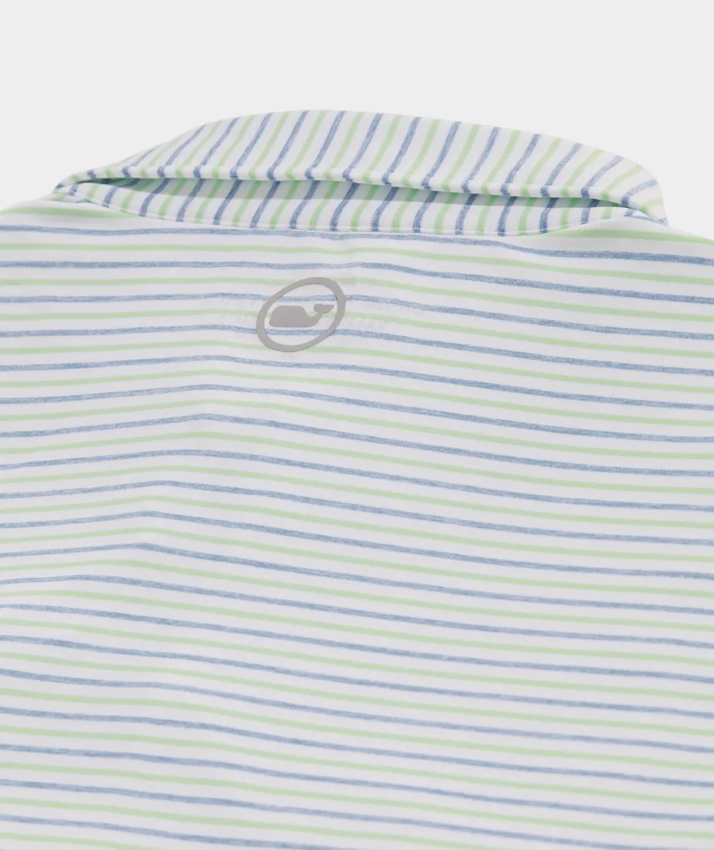 Tri-Color Bradley Stripe Sankaty Polo