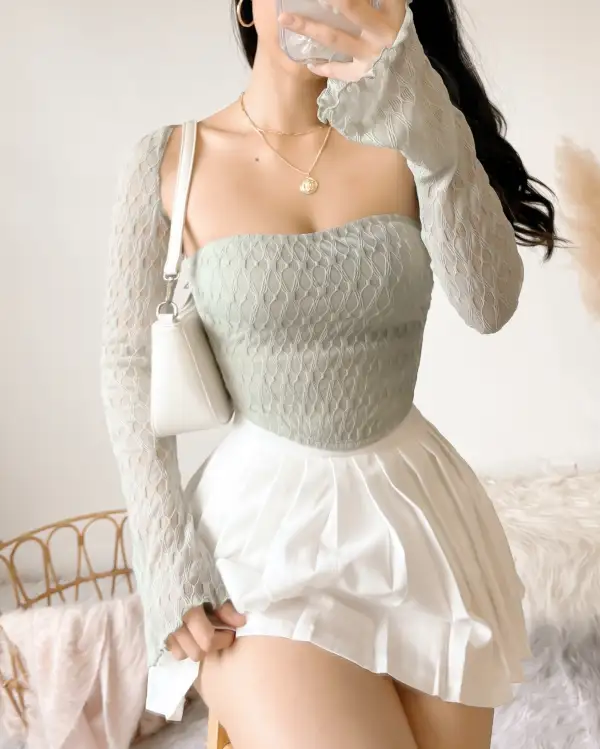 RAYA BOLERO SET (SAGE)