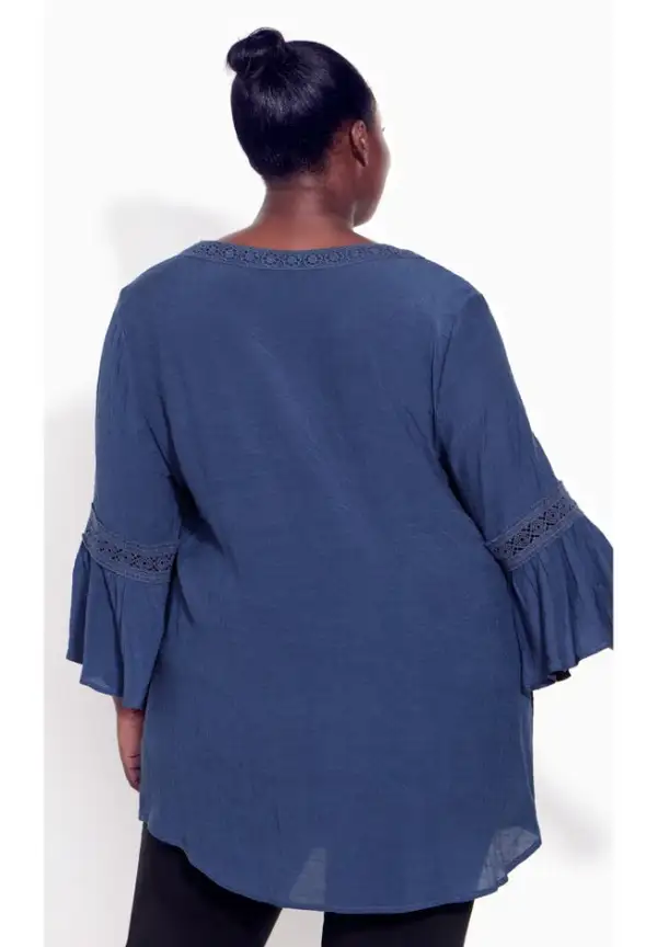 Pleat Lace Tunic