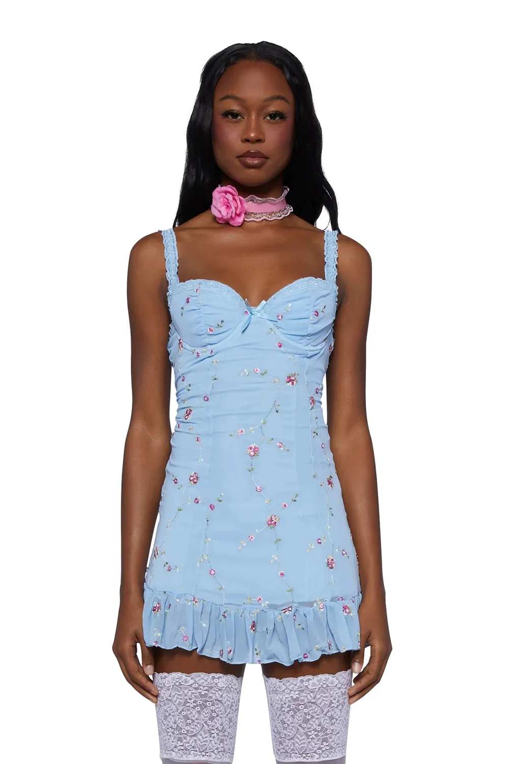 I'M BABY MINI SLIP DRESS