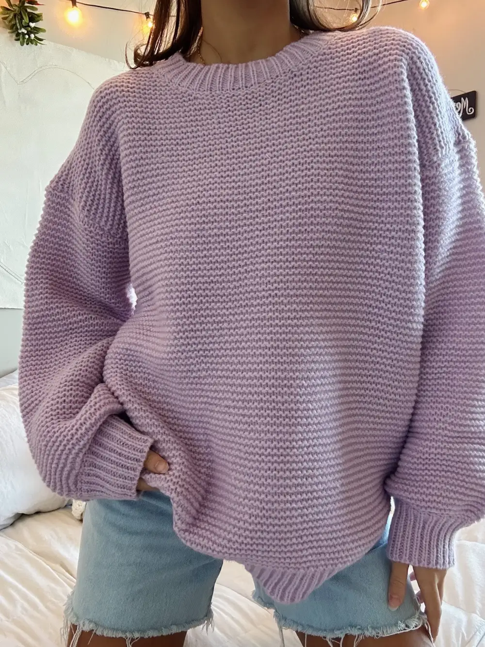 OVERSIZED CHUNKY SWEATER