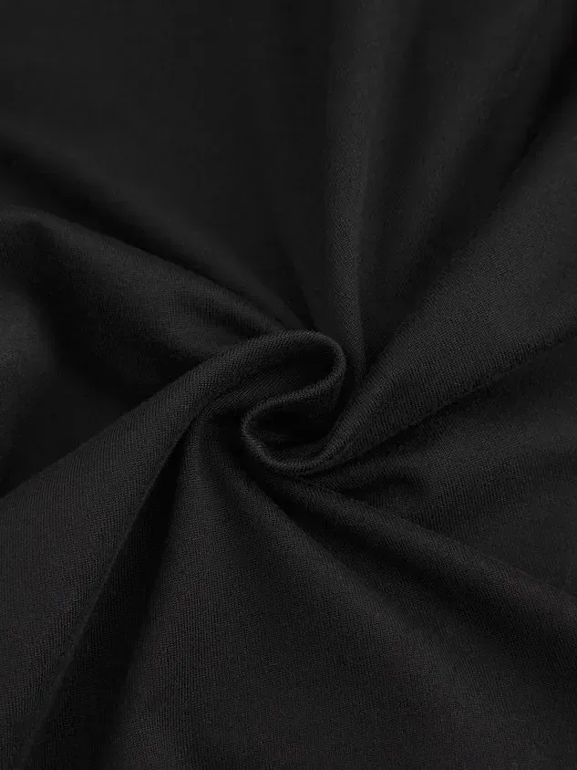 Plain color patterned elastic waist lace high elastic pants Capri Leggings