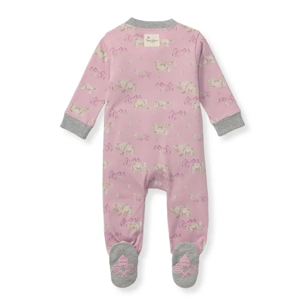 Polar Mountain Organic Cotton Girl Pajamas