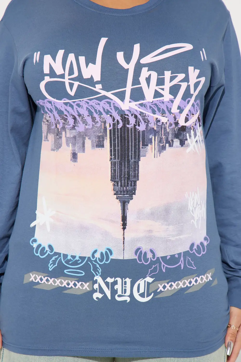 NYC Livin Tee - Denim