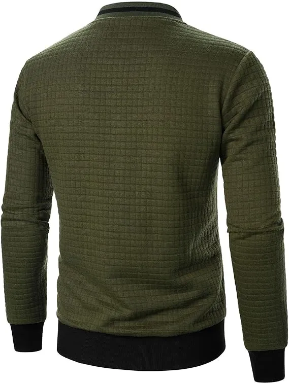 Mens Lightweight Jacket Casual Bomber Jacket Varsity Coat