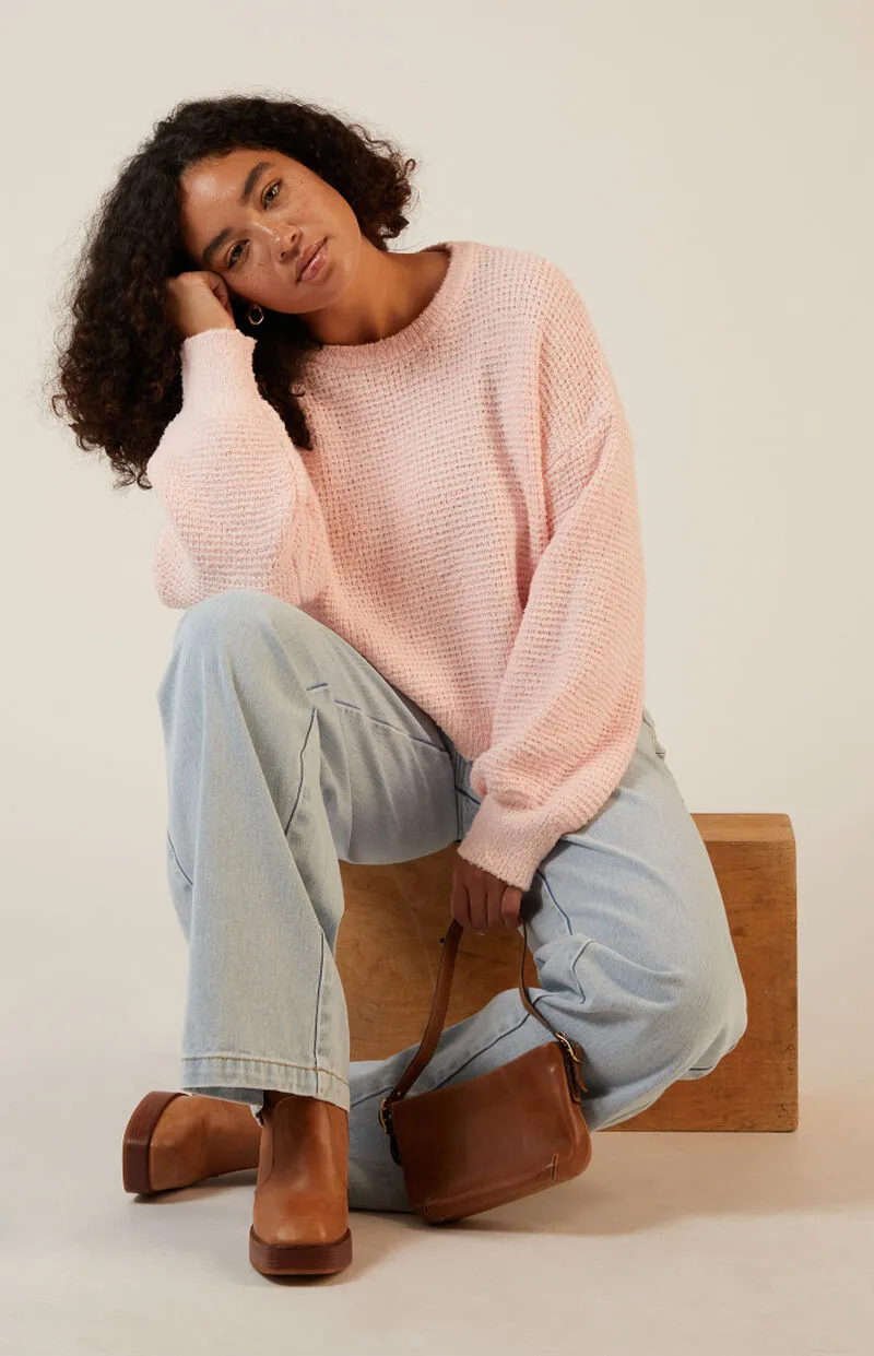 LA Hearts Snug Waffle Knit Sweater