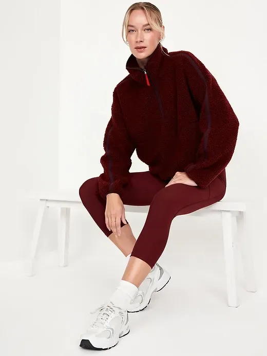 Quarter Zip Turtleneck Pullover