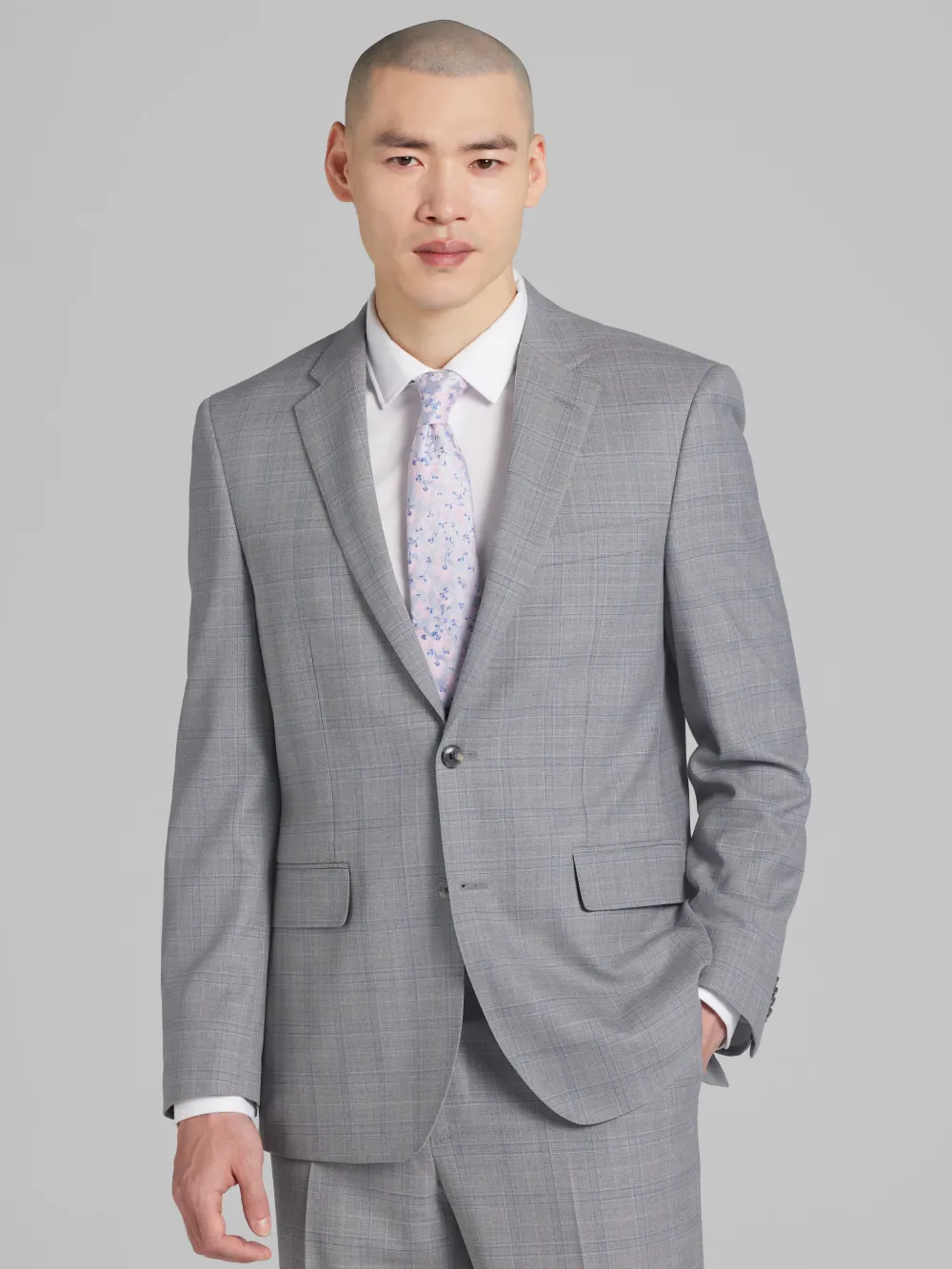 Joseph Abboud Classic Fit Plaid Suit Jacket