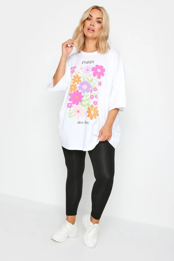 YOURS Curve Navy Blue Soft Touch Stretch Leggings