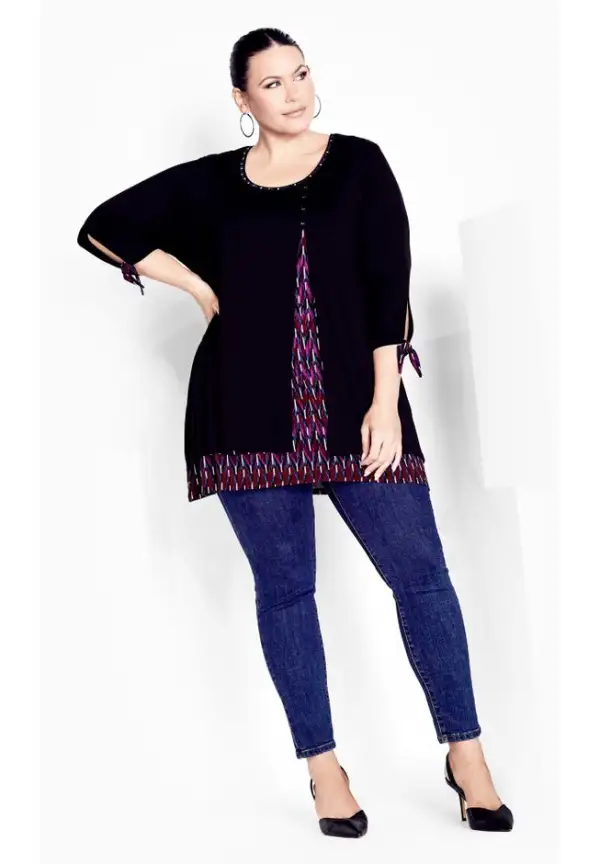 Alena Print Tunic