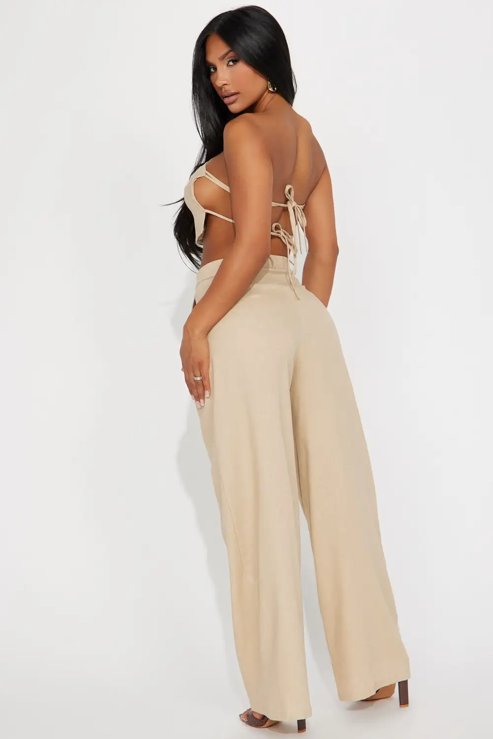 Verity Pant Set - Beige