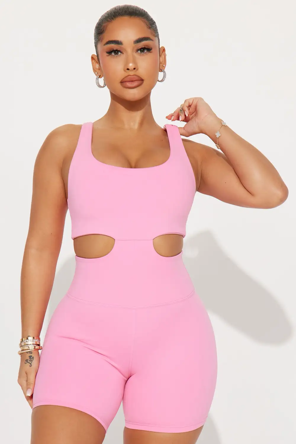 Rotation Super Soft Active Romper - Bubblegum