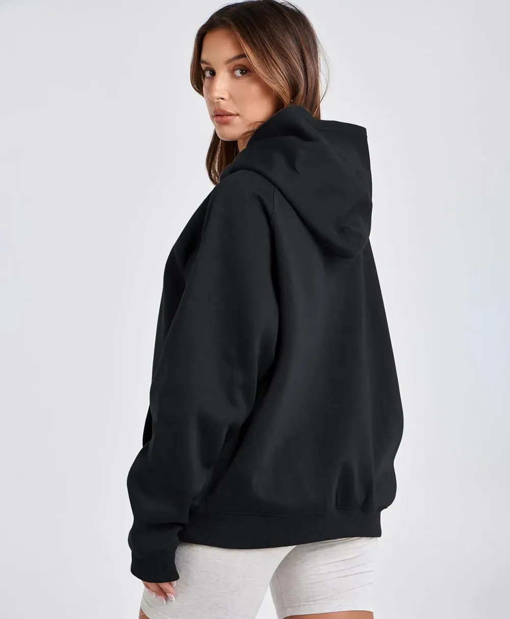 Womens Camo Hoodies Maple Leaf Print Oversized Hooded Sweatshirt Fleece Pullover Sweatshirts Long Sleeve with Pocket