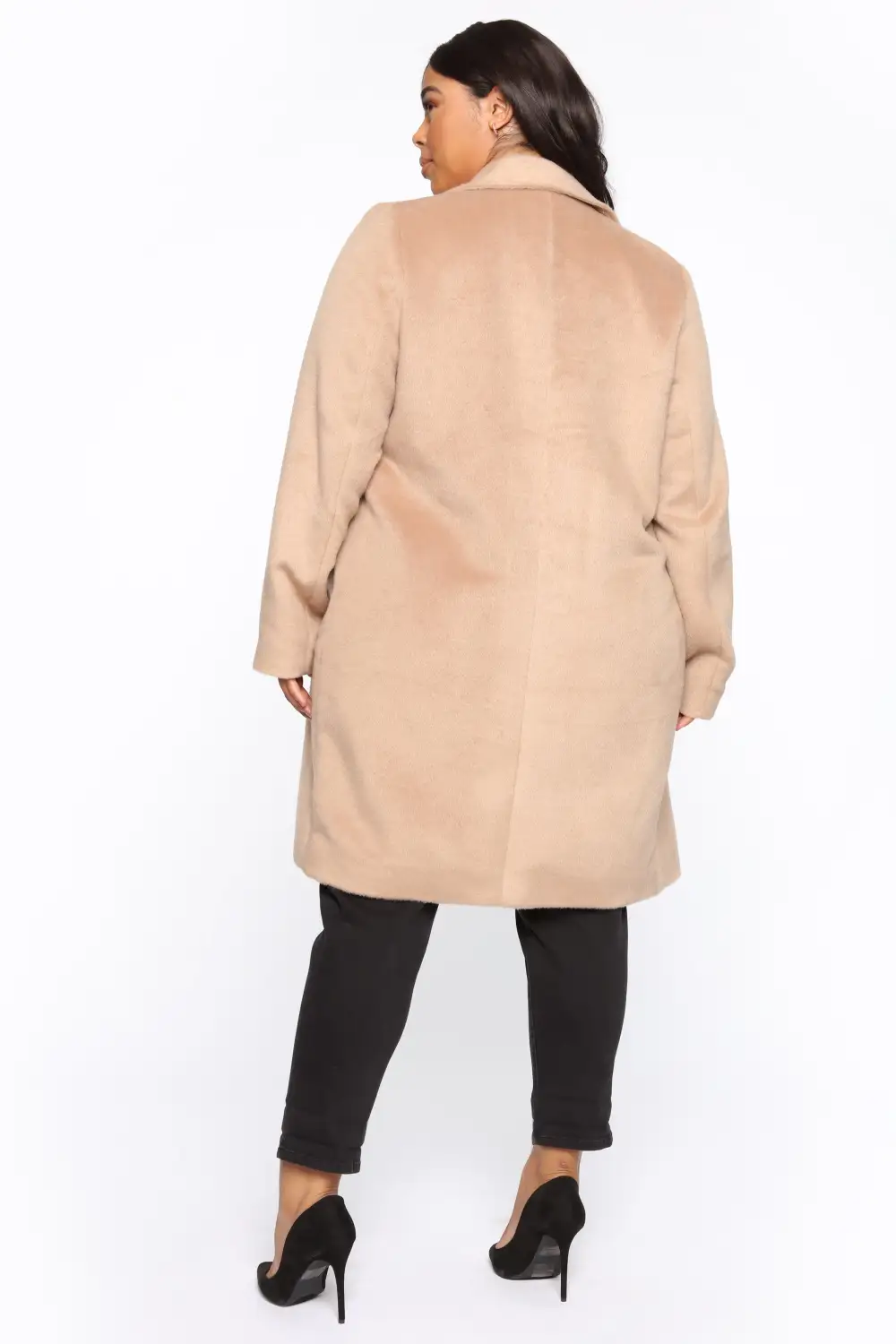 It's A Long Story Coat - Taupe