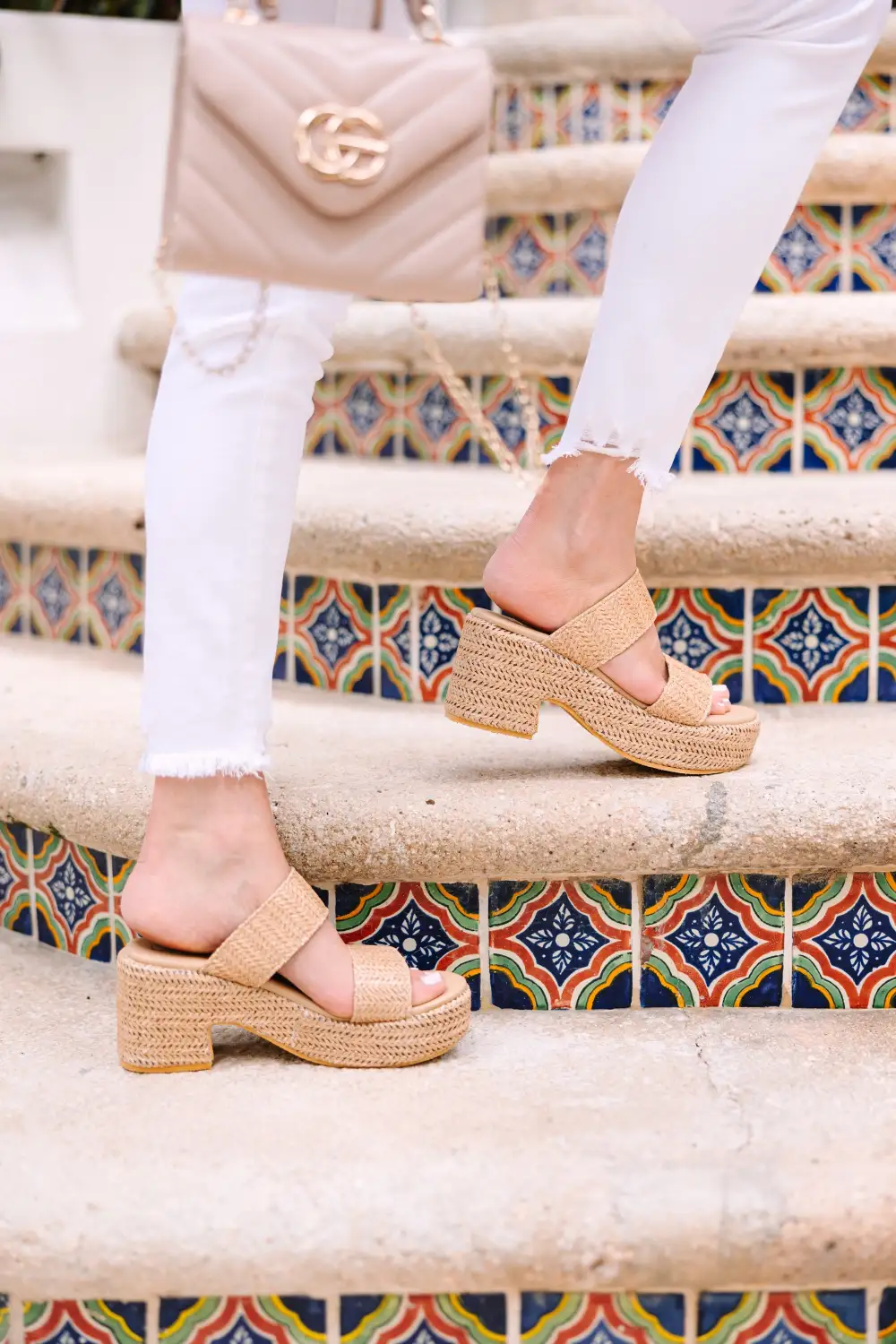 Matisse: On The Boardwalk Tan Brown Jute Heels