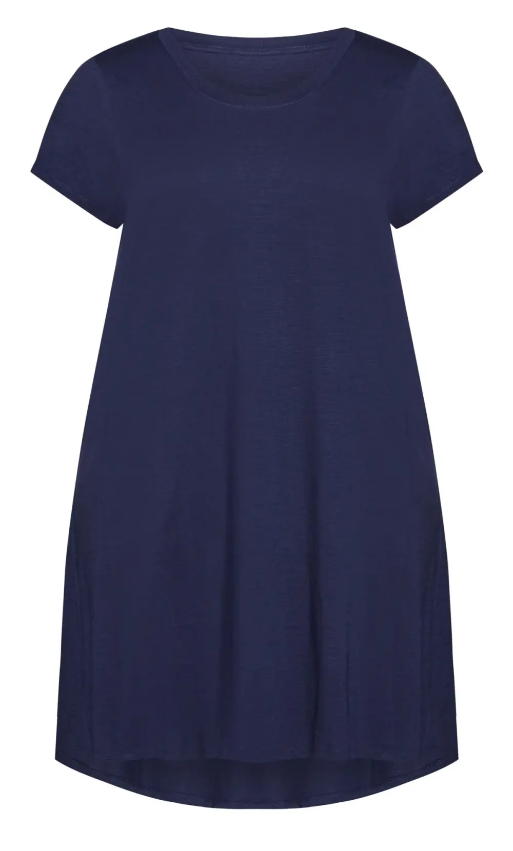 Evans Navy Blue Pocket Midi Dress