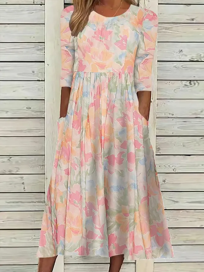 Women's Printed Casual Dress