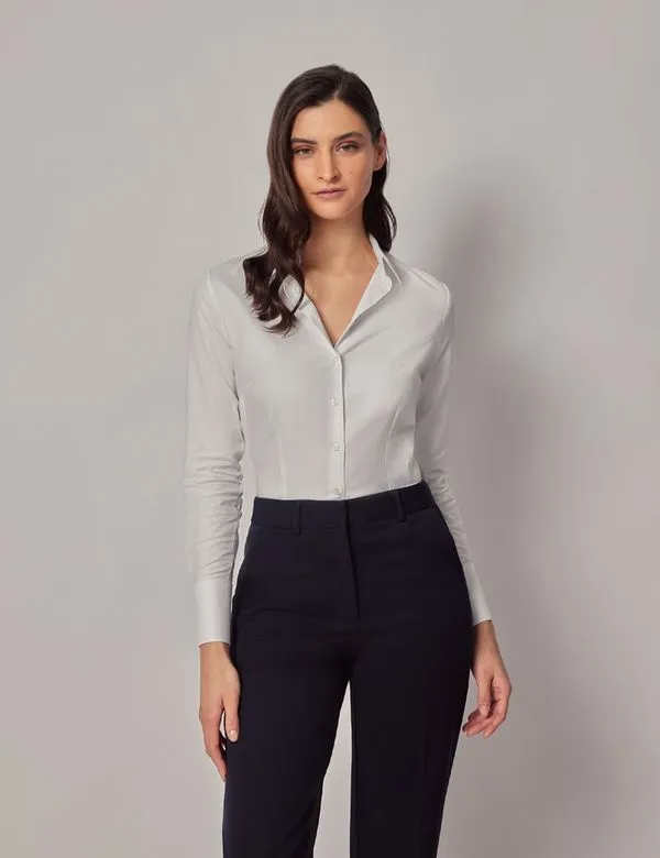 Twill Cotton Fitted Shirt