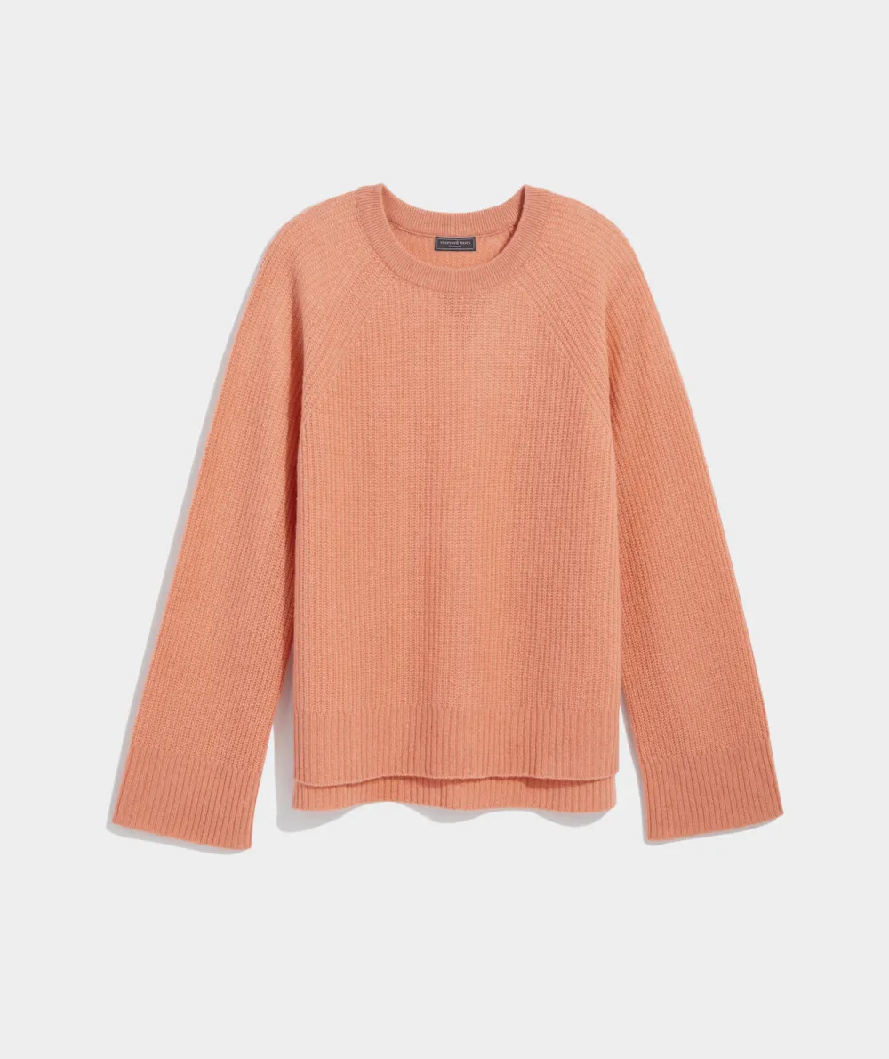 Seaspun Cashmere Ribbed Crewneck Sweater