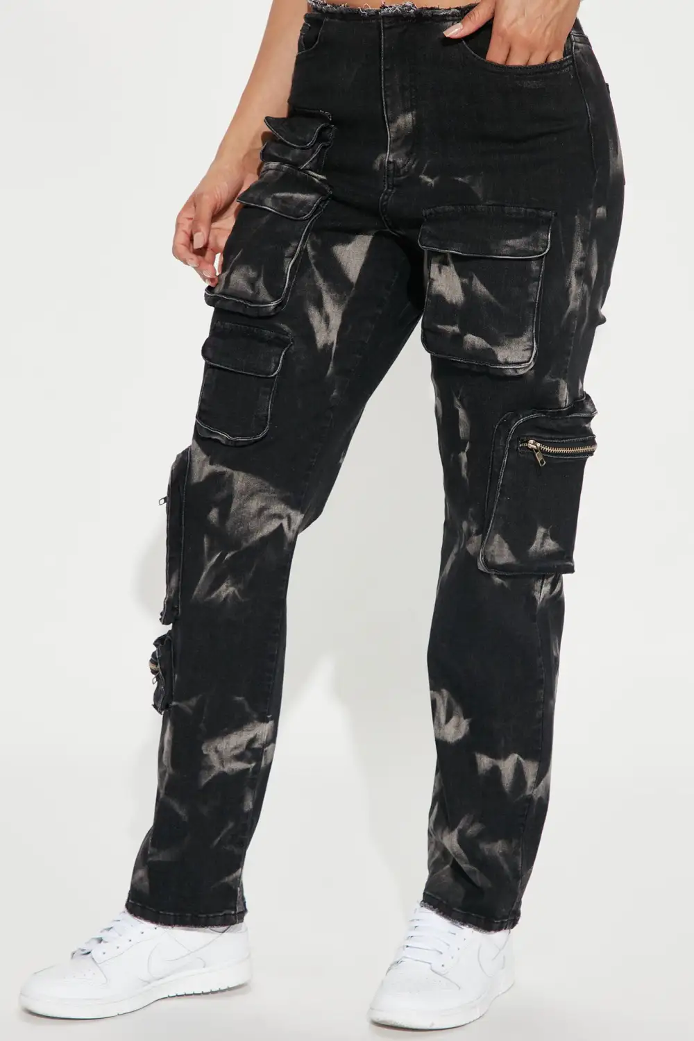 Main Mystery Stretch Cargo Jean - Black
