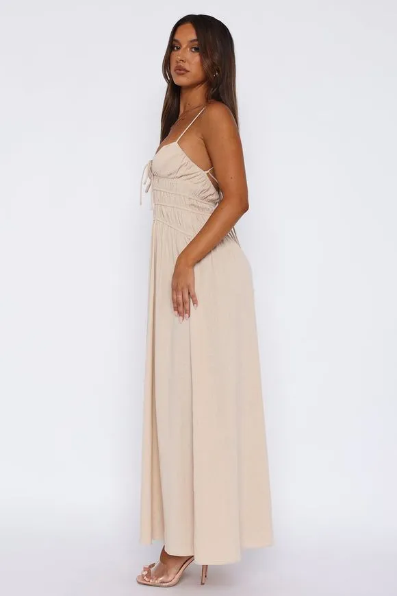 Late Morning Maxi Dress Oat