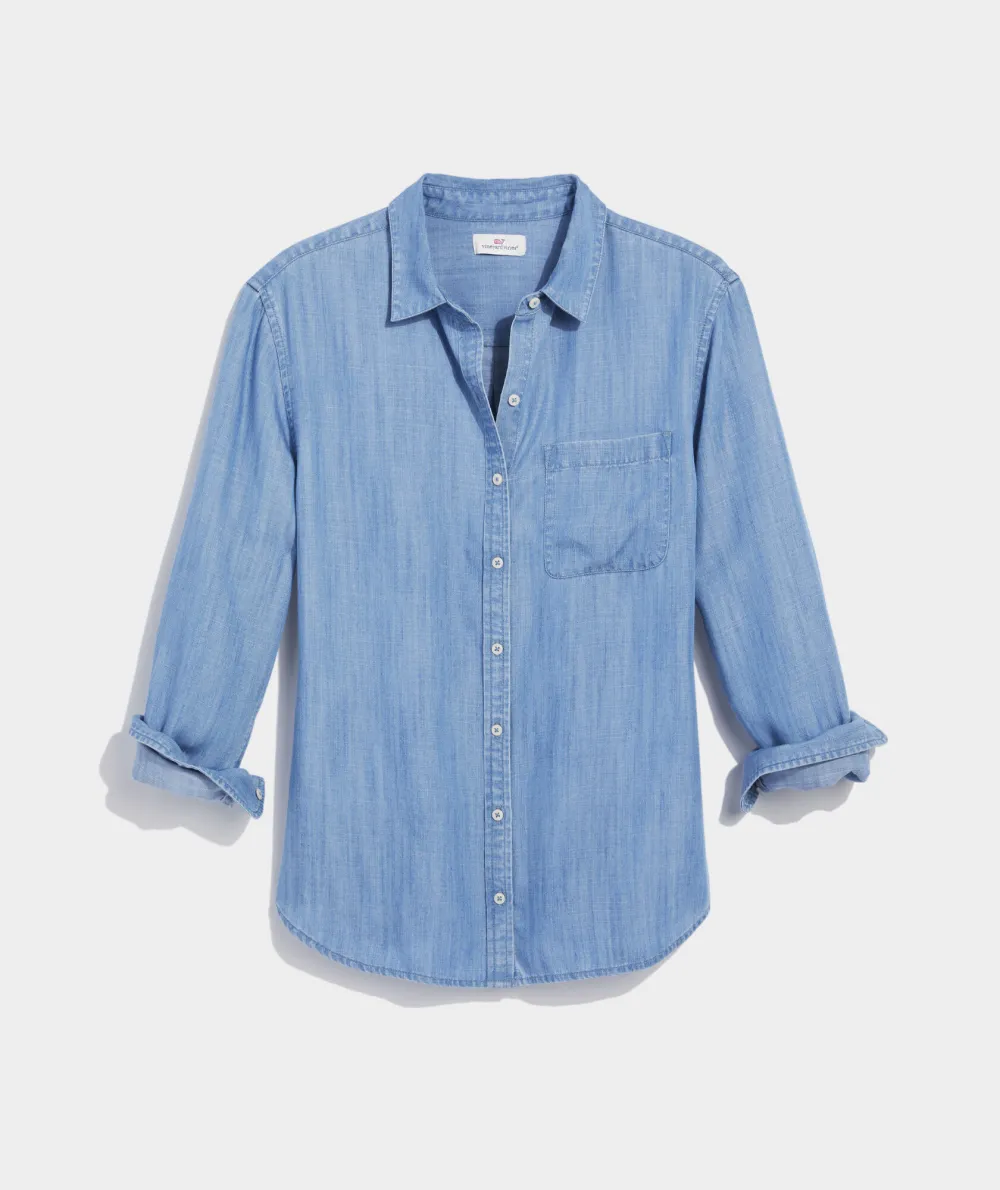 Chambray Classic Button-Down