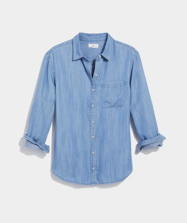 Chambray Classic Button-Down