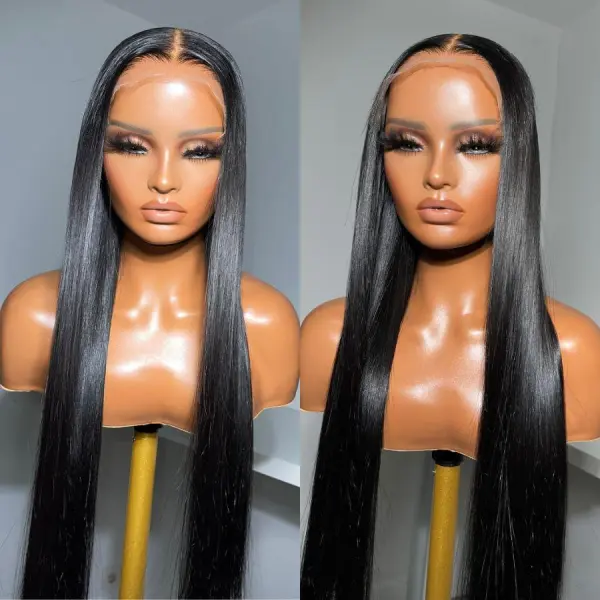 #1 Jet Black Parting Max 9x6 / 13x6 HD Lace Wig Straight Hair Wig