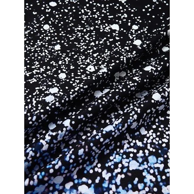 Women's Casual Dress Shift Dress Midi Dress Red Blue Purple Short Sleeve Color Gradient Lace Summer Spring Scalloped Neck Fashion Vacation Summer Dress Spring Dress 2023 S M L XL XXL 3XL 4XL 5XL