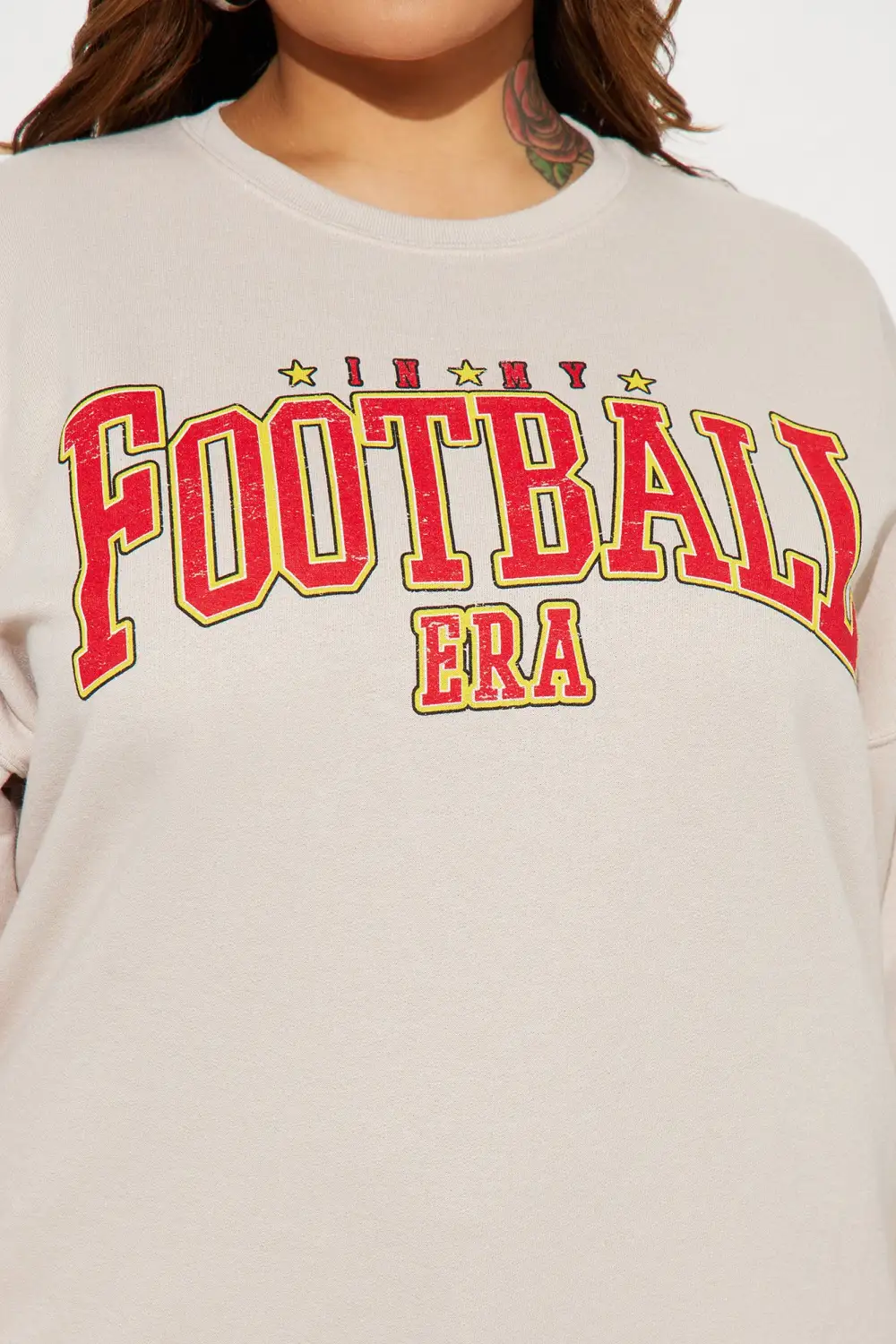 In My Football Era Sweatshirt - Beige