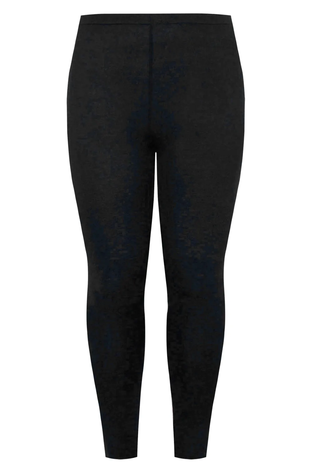 YOURS FOR GOOD RECYCLED Curve Black Stretch Viscose Leggings