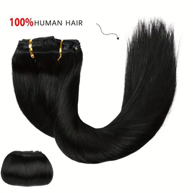 15A Double Drawn Clip In Hair Extensions Human Hair Clip Ins 120g 8pcs With 18 Clips