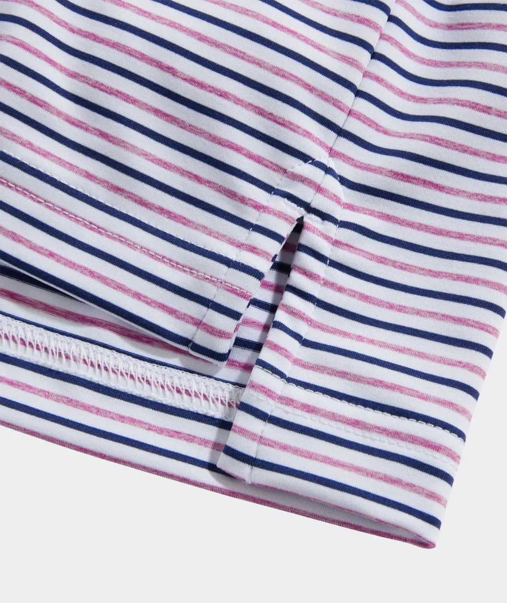 Tri-Color Bradley Stripe Sankaty Polo