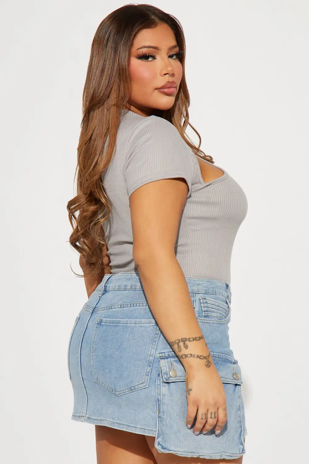 Make It Last Bodysuit - Slate Grey