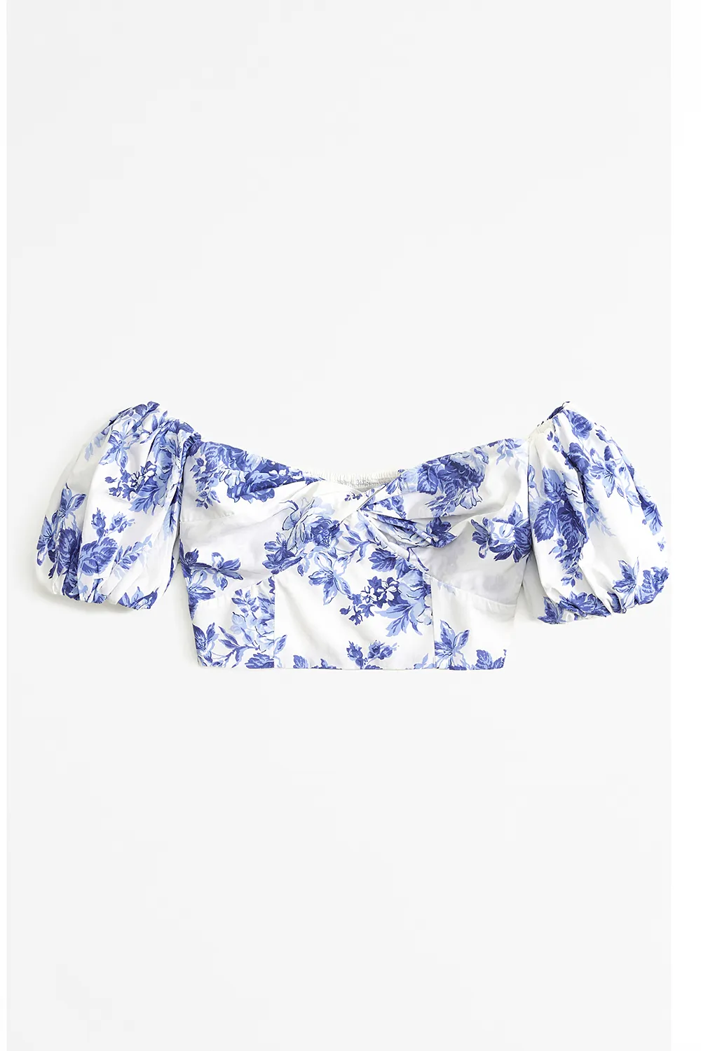 Poplin Off-The-Shoulder Set Top