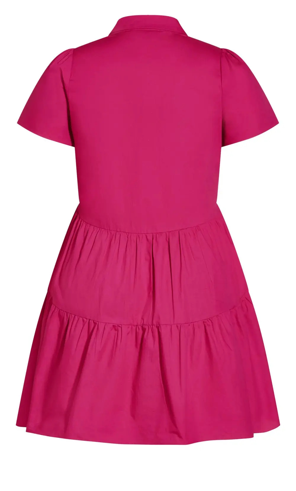 Evans Pink Smock Shirt Dress