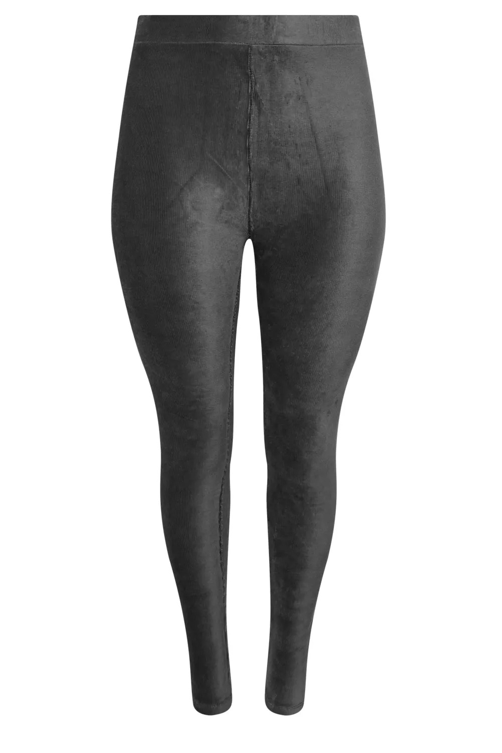 YOURS Curve Chocolate Brown Cord Stretch Leggings