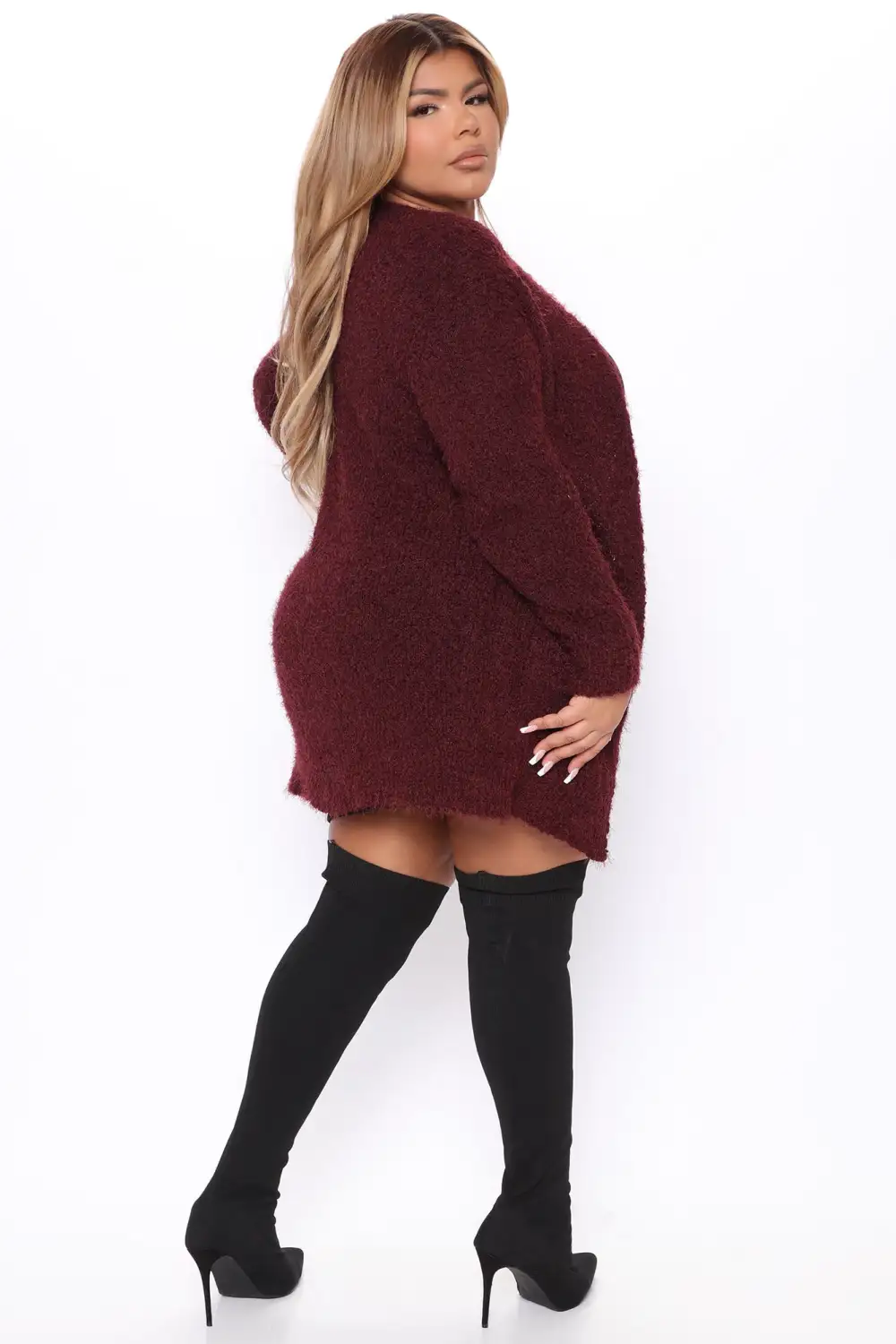 Never A Dull Moment Cardigan - Wine