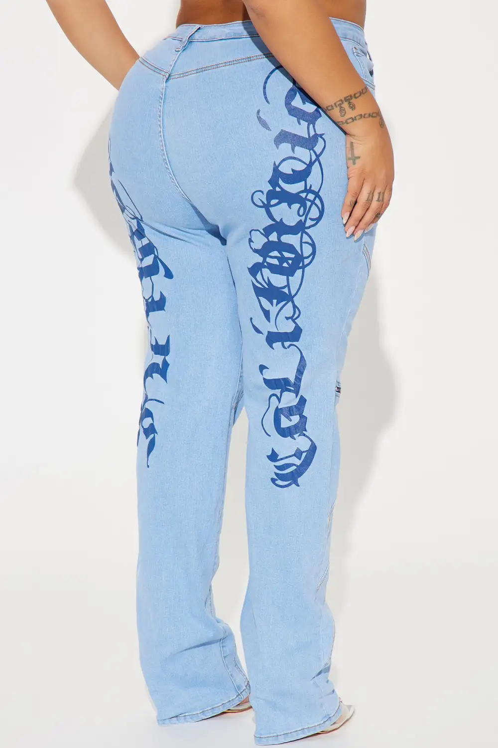 California Dreaming Stretch Straight Leg Jeans - Medium Wash