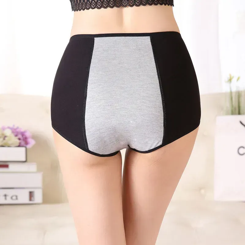 New Plus Size High Waist Leak Proof Panties Suitable For 110KG