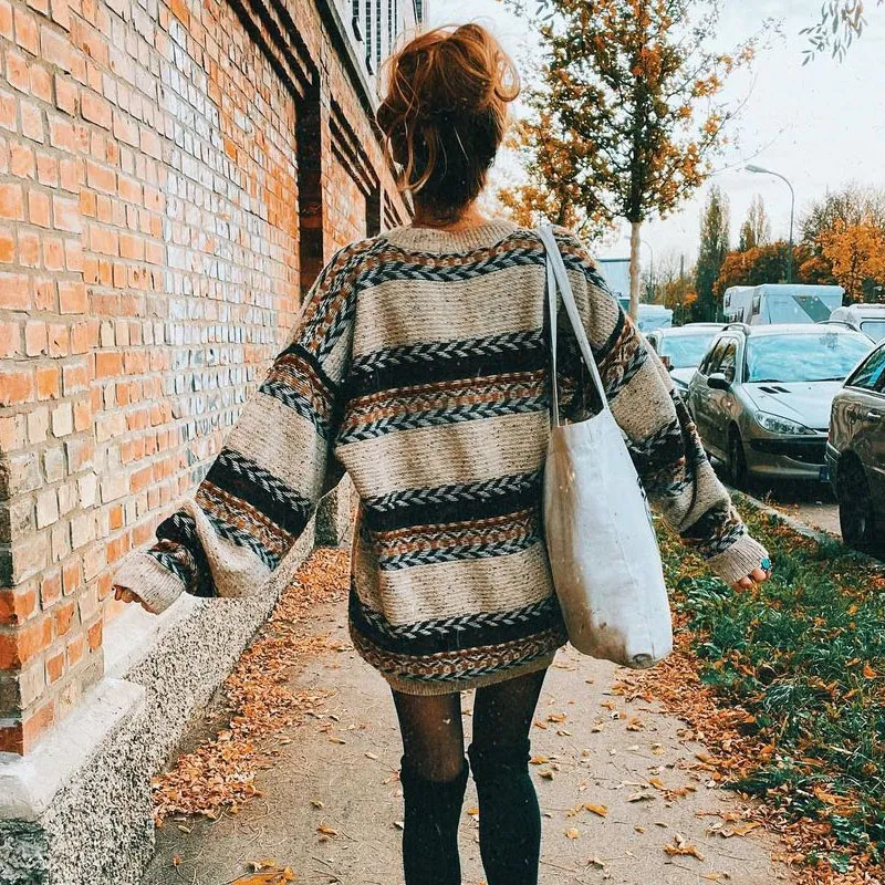 Vintage Loose Lazy Knitted Sweater