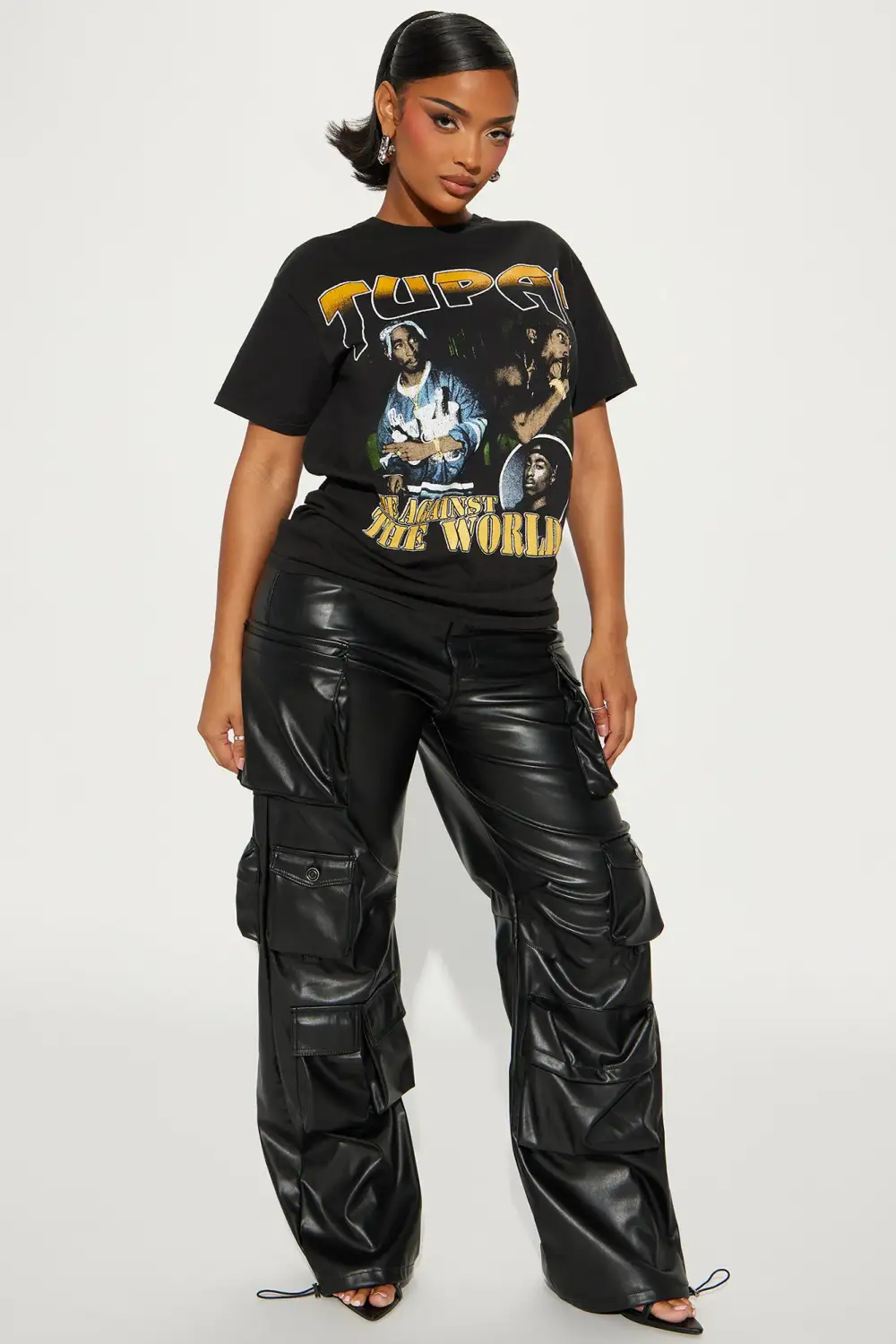 Tupac Me Against The World Tee - Black