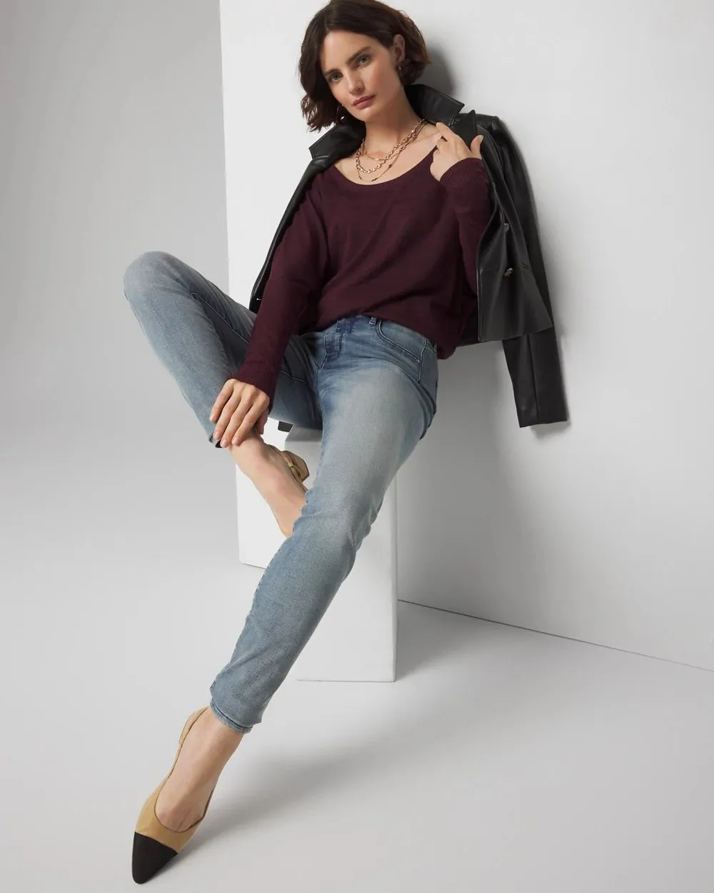Long Sleeve Ribbed Tunic