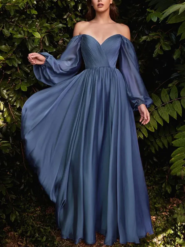 Smocked Airy Chiffon Jungle Collection Women's Dress