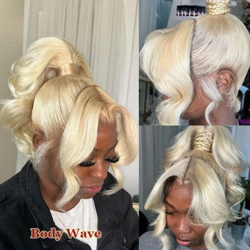 Invisi-Strap 613 Full Lace Wig | Snug Fit #613 Blonde Body Wave/Straight Full Lace Wig 100% Virgin Human Hair