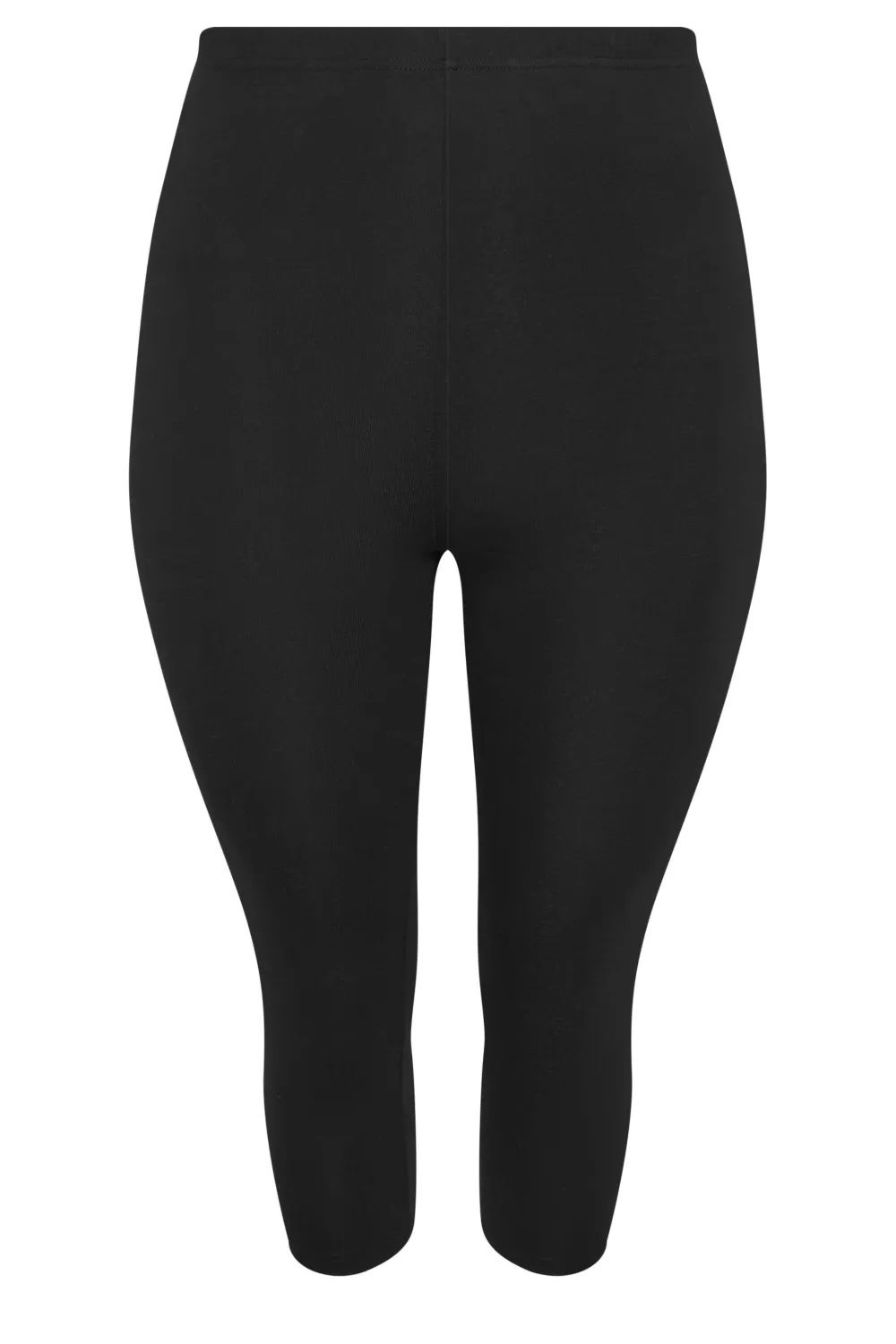 YOURS Curve 2 PACK Black Aztec Print Cropped Leggings