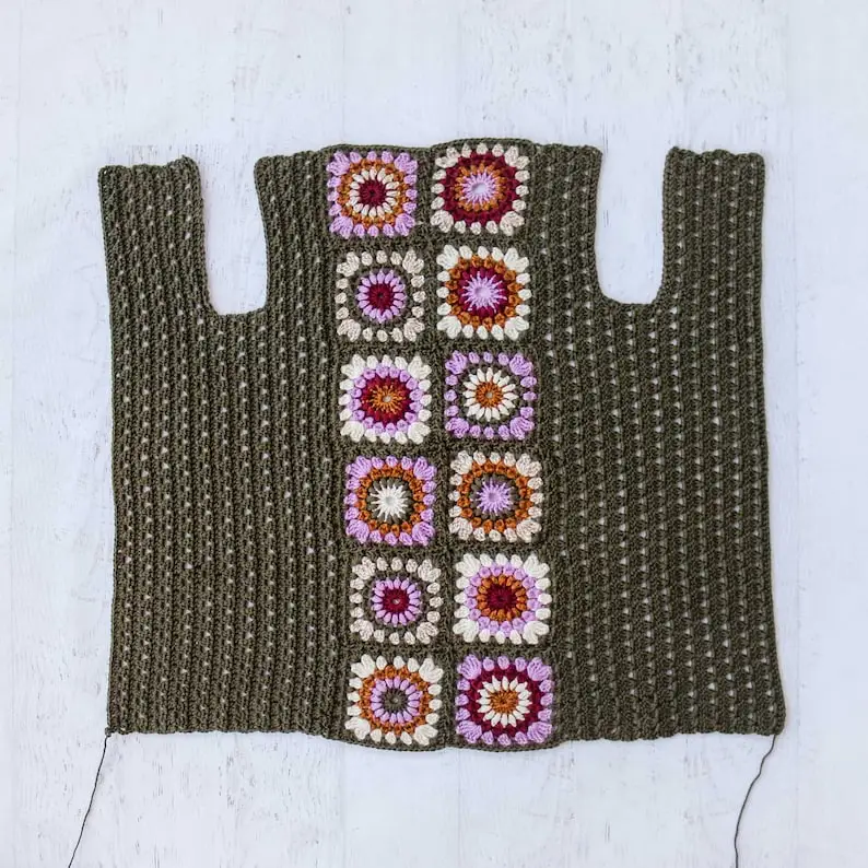 Seamless Cardigan Crochet Pattern